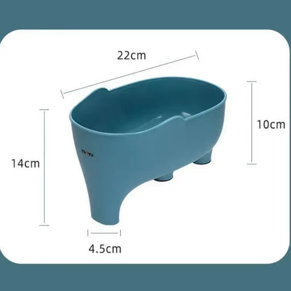 New Elephant Drain Baskets Multi-Purpose Kitchen Storage Drain Basket Household Fruit and Vegetable Basket Plastic Drain Baskets