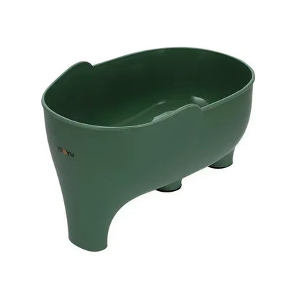 New Elephant Drain Baskets Multi-Purpose Kitchen Storage Drain Basket Household Fruit and Vegetable Basket Plastic Drain Baskets